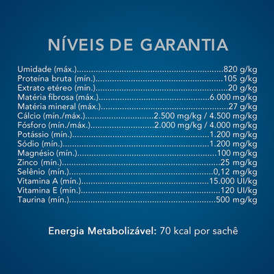 Ração Úmida Nestlé Purina Cat Chow Sachê Adultos 7+ Carne ao Molho