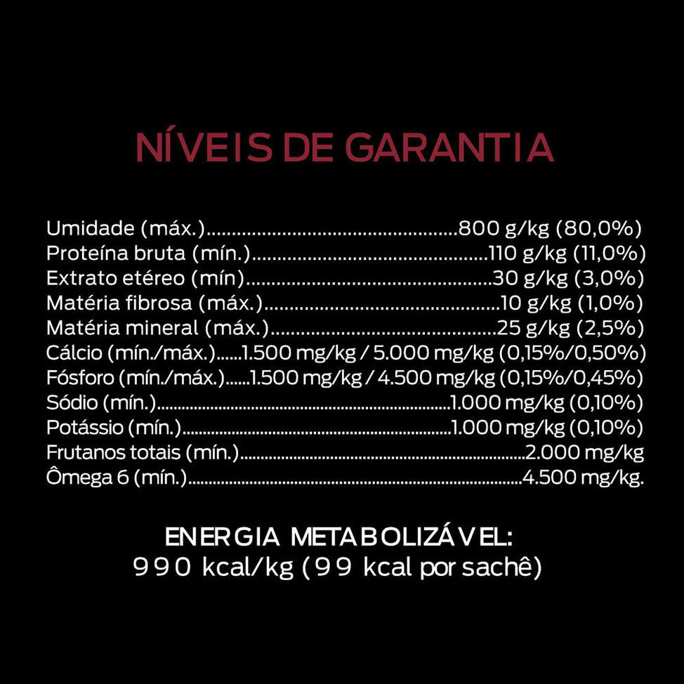 Ração Úmida Nestlé Purina Pro Plan Carne ao Molho Cães Adultos - 100 g