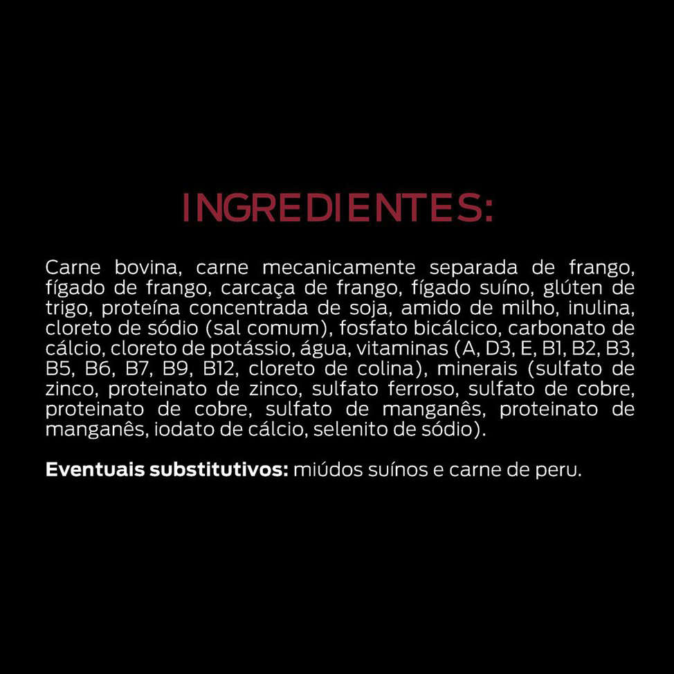 Ração Úmida Nestlé Purina Pro Plan Carne ao Molho Cães Adultos - 100 g