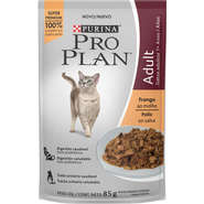 Ração Nestlé Purina Pro Plan Cat Wet Sachê Frango ao Molho para Gatos 1 + Adultos