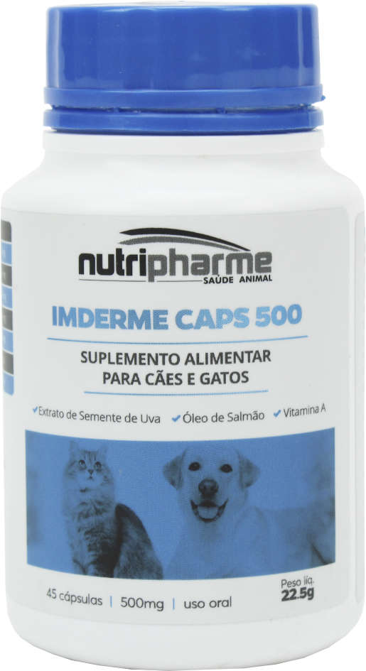 Suplemento Alimentar Nutripharme Imderme 45 Cápsulas - Caps 500