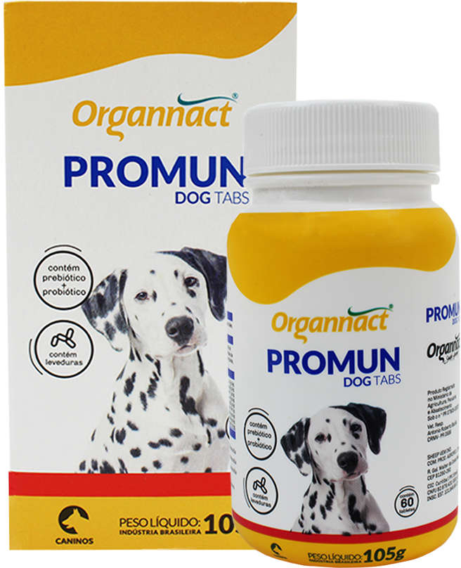 Suplemento Organnact Promun Dog Tabs - 60 Tabletes