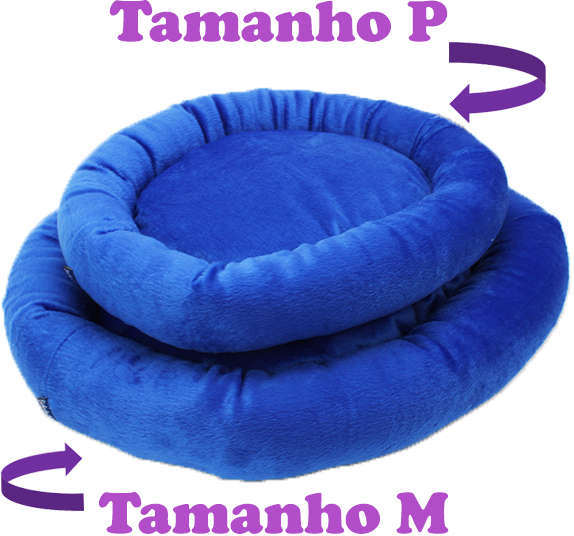 Cama Bichinho Chic Paris Azul - Tam. G