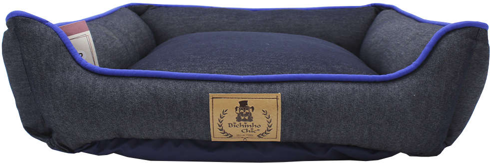 Cama Bichinho Chic Índigo Azul - Tam. P