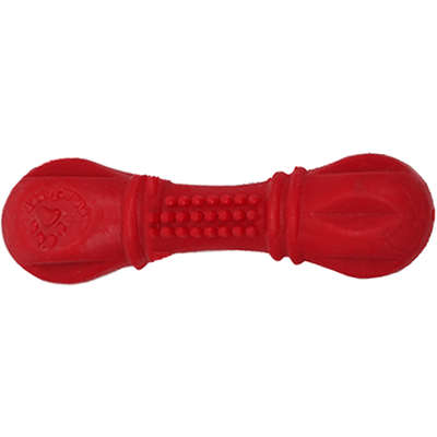 Brinquedo Furacão Pet Osso Especial de Borracha Vermelho
