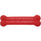 Brinquedo Osso Plaque Ataque Furacão Pet Borracha Liso Vermelho