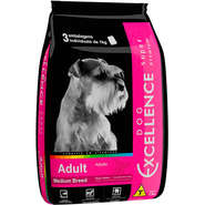 Ração Seca Dog Excellence Super Premium Arroz e Frango para Cães Adultos Raças Médias - 3Kg