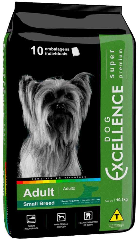 Ração Seca Dog Excellence Super Premium Frango e Arroz para Cães Adultos Raças Pequenas - 10,1Kg
