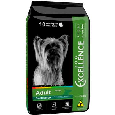 Ração Dog Excellence Super Premium Cães Adultos Raças Pequenas Frango e Arroz
