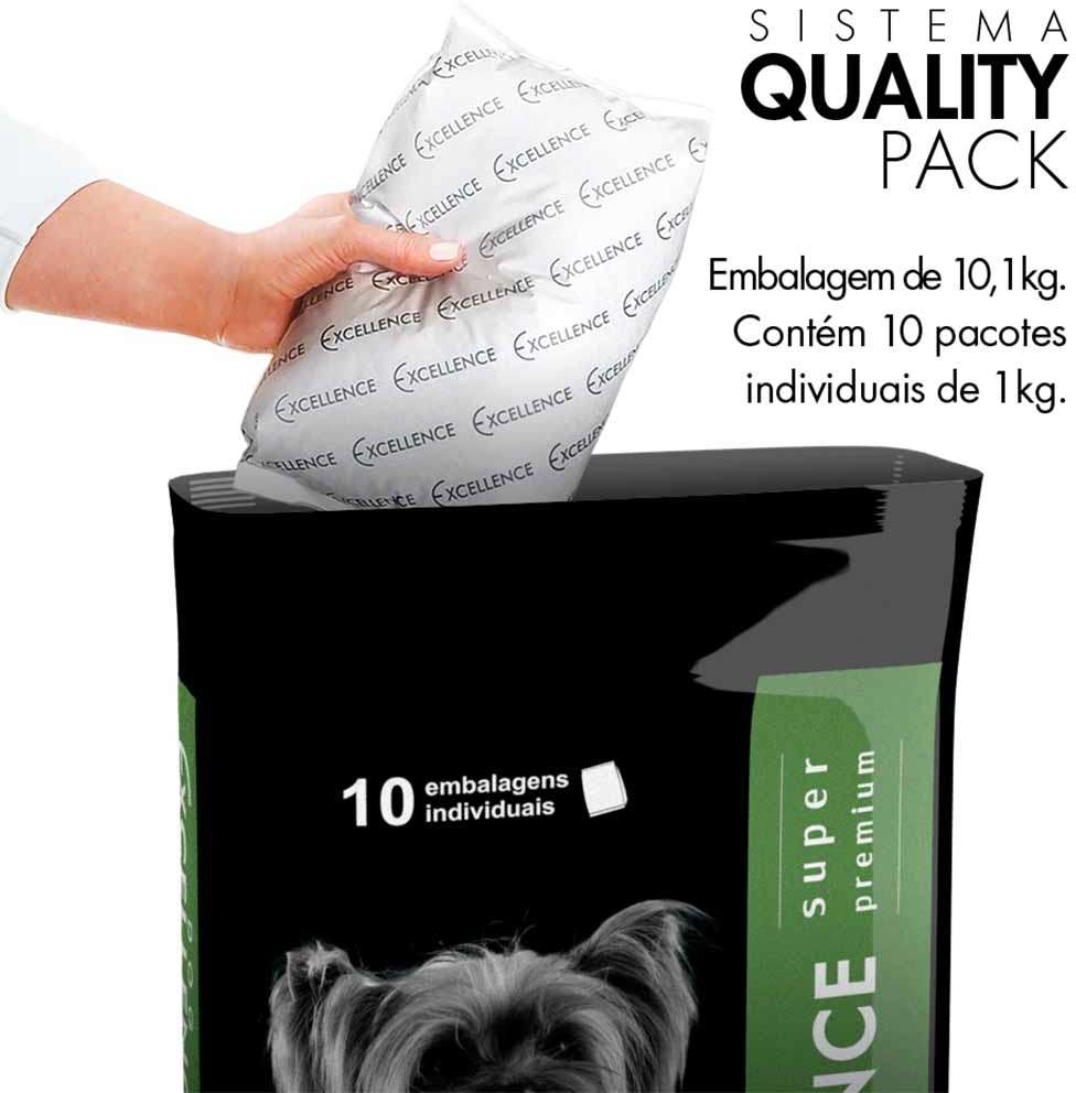 Ração Seca Dog Excellence Super Premium Frango e Arroz para Cães Adultos Raças Pequenas - 10,1Kg