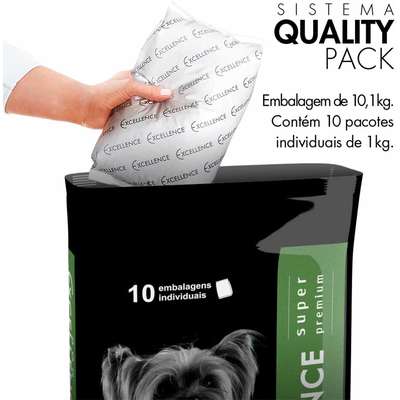 Ração Dog Excellence Super Premium Cães Adultos Raças Pequenas Frango e Arroz