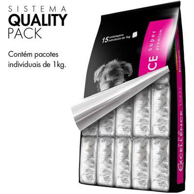 Ração Selecta Dog Excellence Super Premium Cães Filhotes Raças Médias Frango
