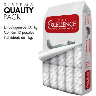 Ração Cat Excellence Salmão para Gatos Adultos