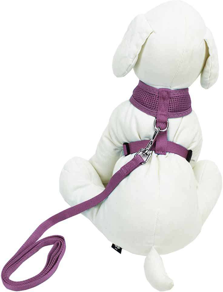 Guia e Peitoral American Pets Confort Rosa - Tam. XXG