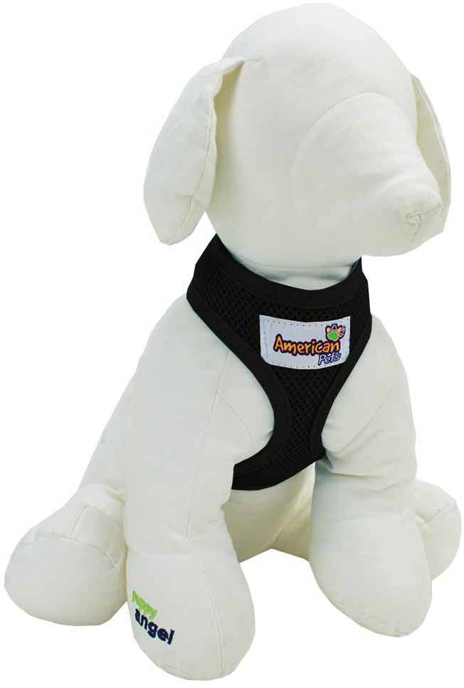 Guia e Peitoral American Pets Confort Preto - Tam. G