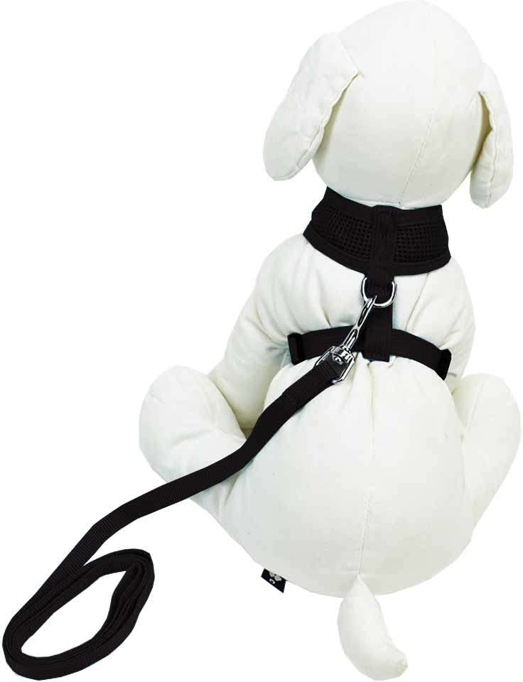 Guia e Peitoral American Pets Confort Preto - Tam. G