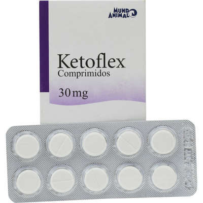 Anti-inflamatório Mundo Animal Ketoflex para Cães e Gatos - 30 mg