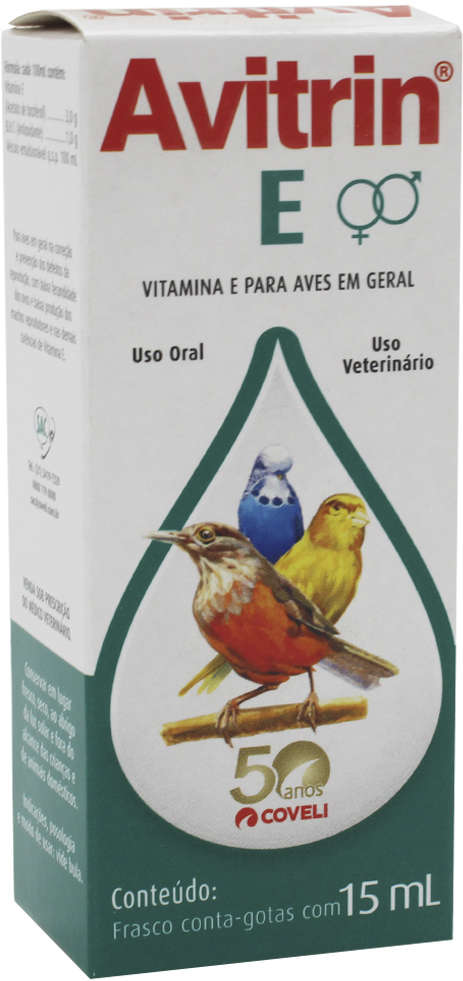 Vitamina Estimulante Coveli Avitrin E - 15 mL
