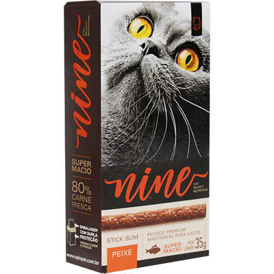 Petisco Spin Pet Gourmet Stick Slim Peixe para Gatos