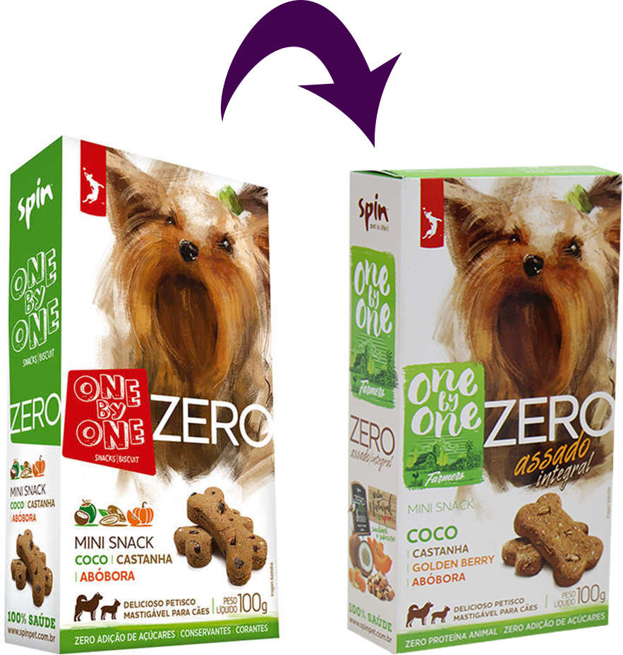 Petisco Onebyone Zero para Cães Sabor Abóbora e Castanha - 100g