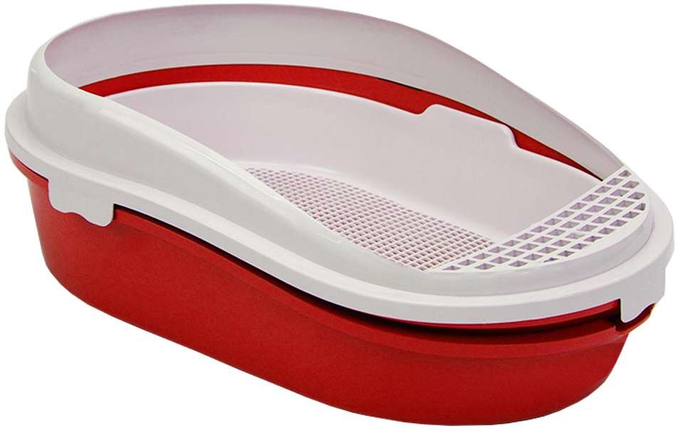 Banheira Furacão Pet Furba Vermelha para Gatos - Tam. Único