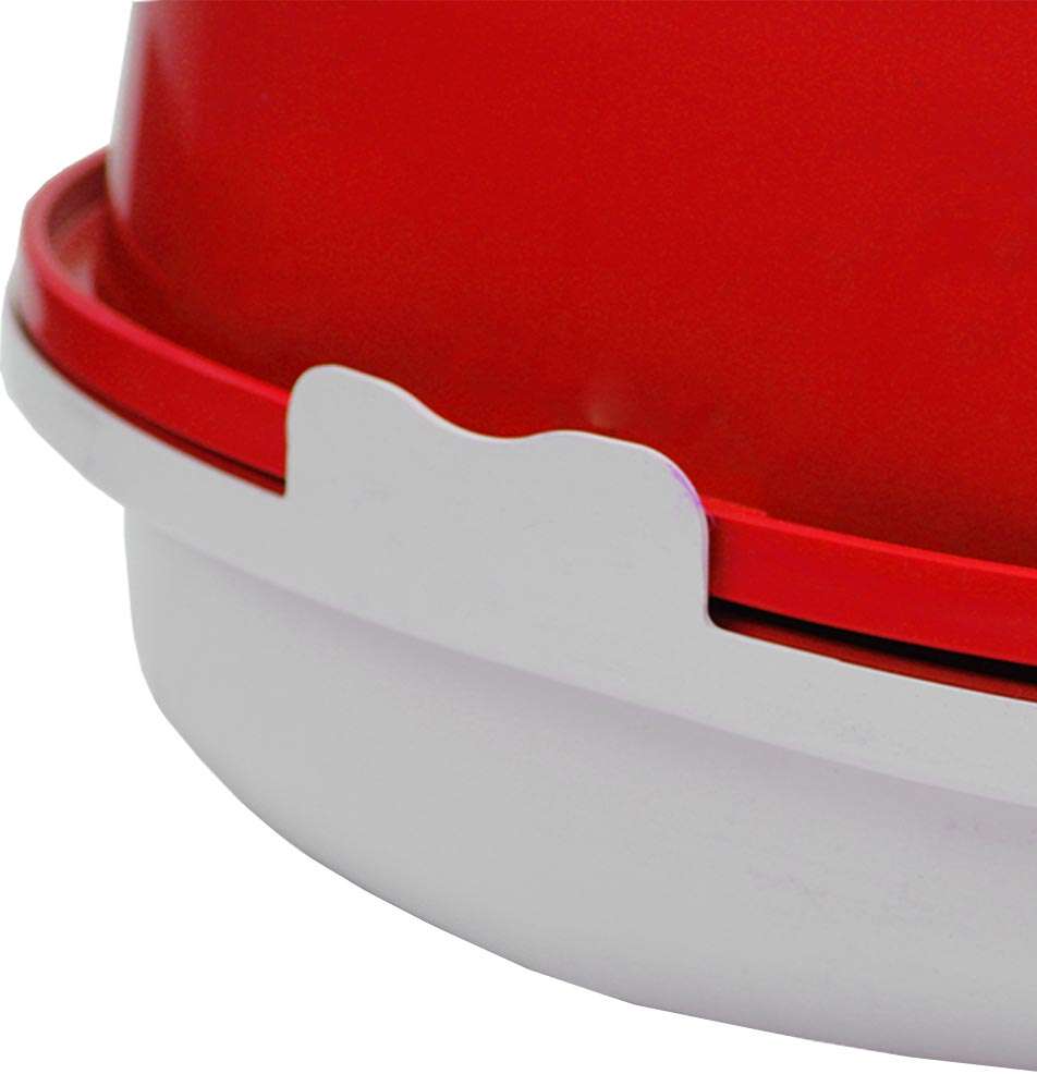 Banheira Furacão Pet Furba Vermelha para Gatos - Tam. Único