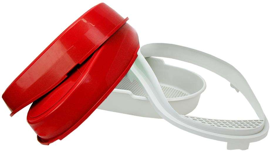 Banheira Furacão Pet Furba Vermelha para Gatos - Tam. Único