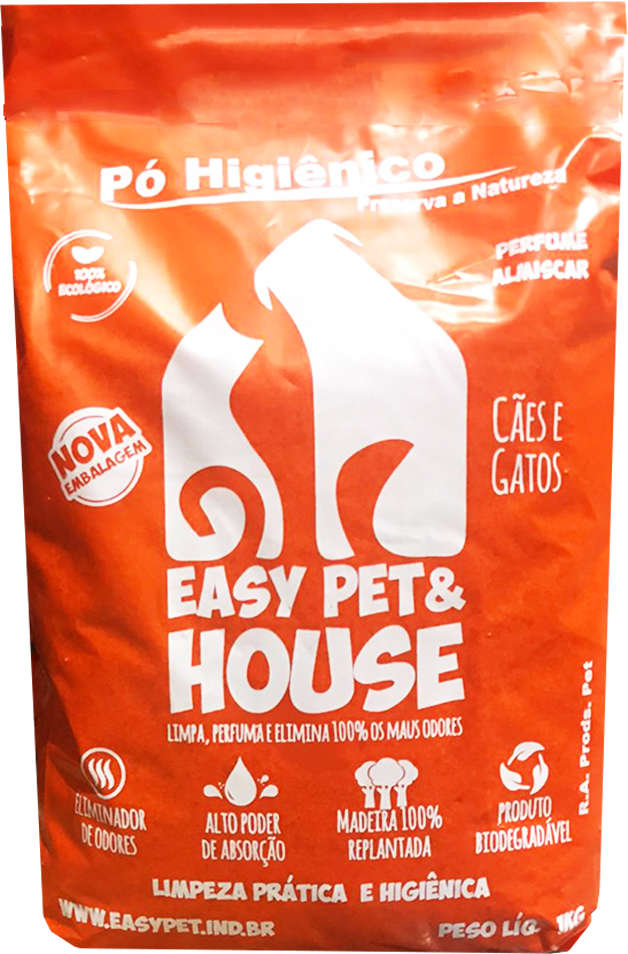 Pó Higiênico Easy Pet & House Almiscar - 1Kg