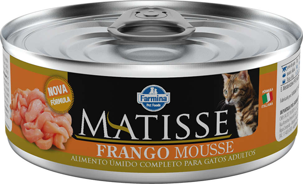 Ração Úmida Farmina Matisse Frango Mousse para Gatos Adultos - 85 g