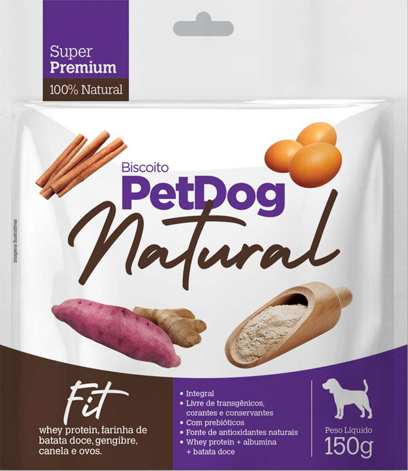 Biscoito PetDog para Cães Sabor Canela e Ovos - 150g