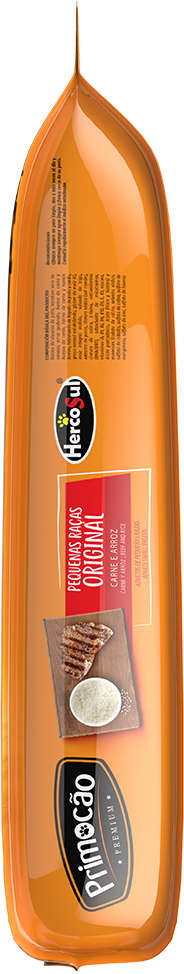 Ração Seca Primocão Premium Original Carne e Arroz para Cães Adultos de Raças Pequenas - 15Kg