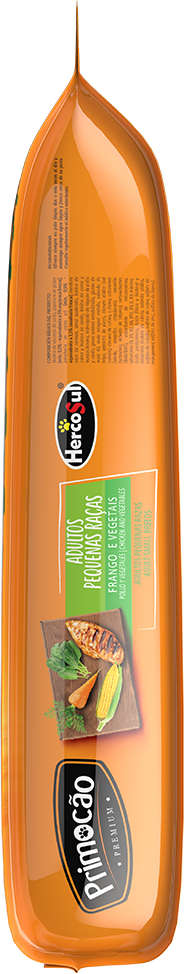 Ração Seca Primocão Premium Original Frango e Vegetais para Cães Adultos de Raças Pequenas - 20Kg