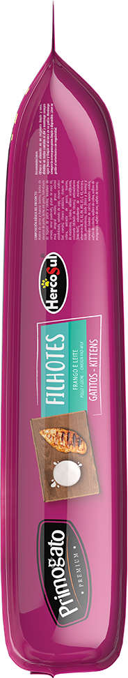 Ração Seca Primogato Premium Frango e Leite para Gatos Filhotes - 15Kg
