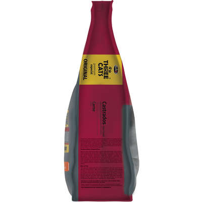 Ração Three Cats Original Sabor Carne para Gatos Adultos Castrados