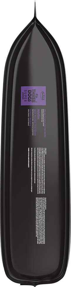 Ração Seca Three Dogs Super Premium Cordeiro e Blueberry para Cães Adultos Raças Pequenas e Mini Indoor - 10,1Kg
