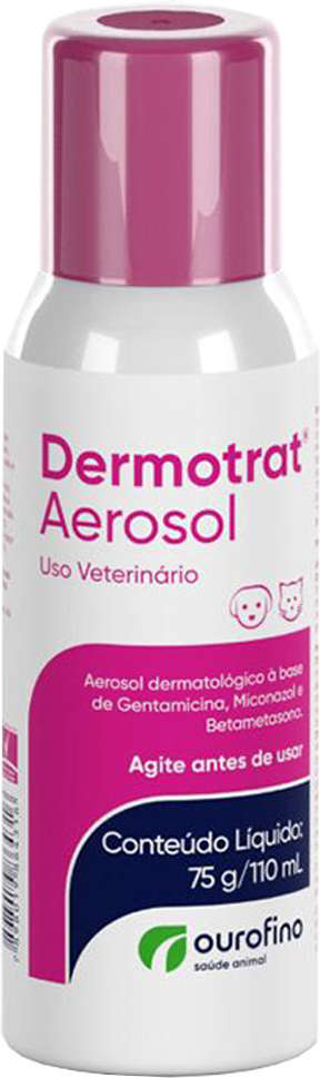 Anti-inflamatório Ourofino Dermotrat Aerosol - 75 g