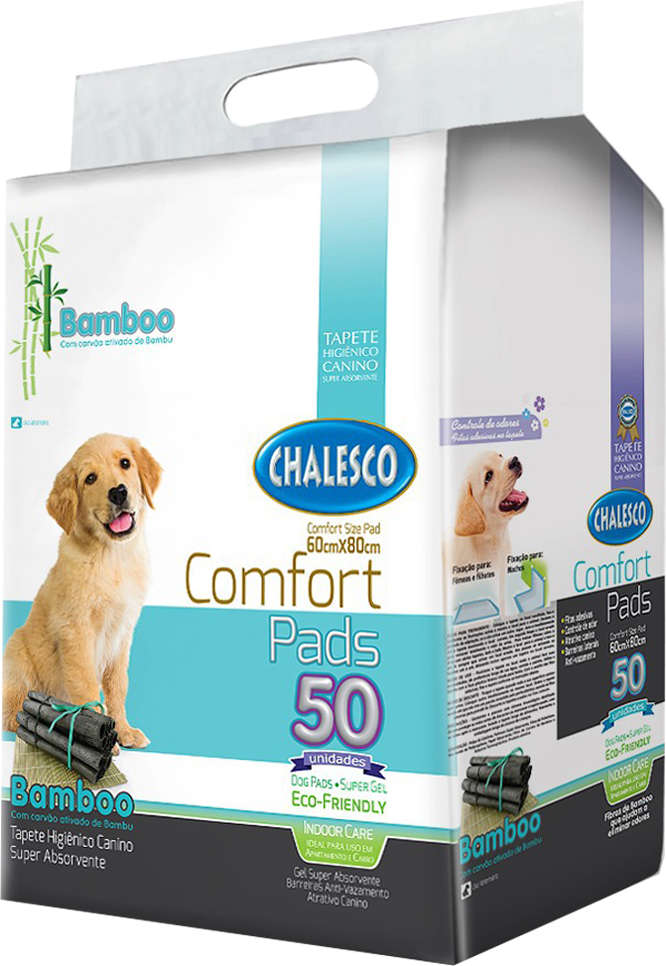 Tapete Higiênico American Pets Comfort Bamboo para Cães - 50 Unidades