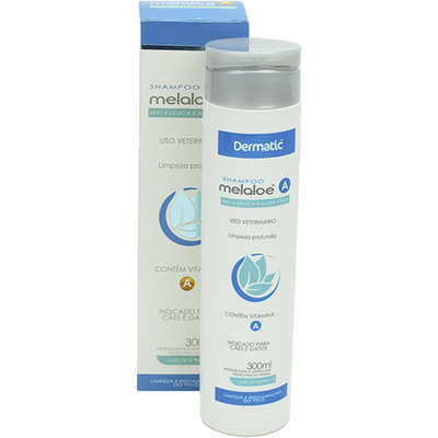 Shampoo Dermatic melaloe A Melaleuca e Aloe Vera para Cães e Gatos