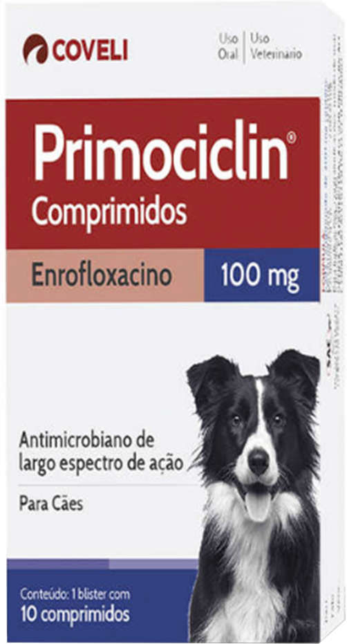 Antimicrobiano Coveli Primociclin para Cães - 100 mg