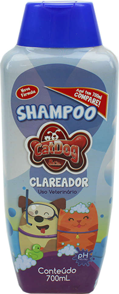 Shampoo Clareador CatDog & Cia para Cães e Gatos - 700 mL
