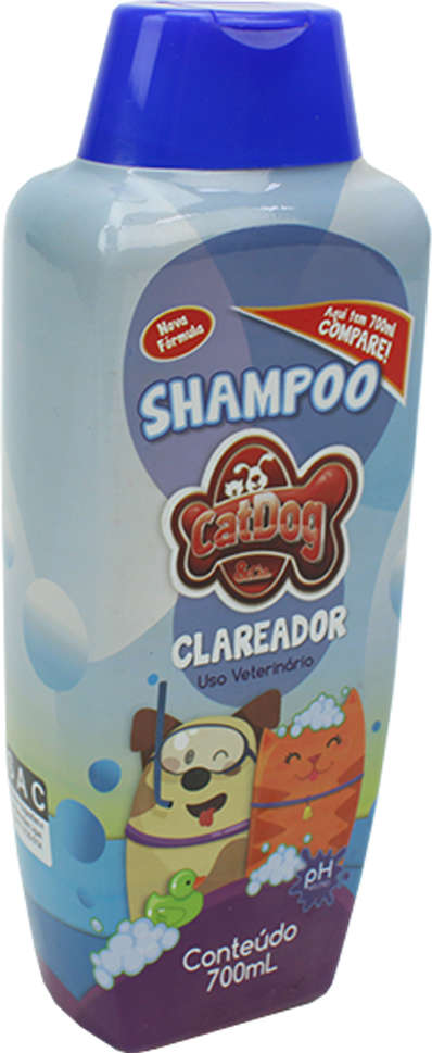 Shampoo Clareador CatDog & Cia para Cães e Gatos - 700 mL