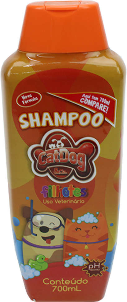 Shampoo Filhotes CatDog & Cia para Cães e Gatos - 700 mL
