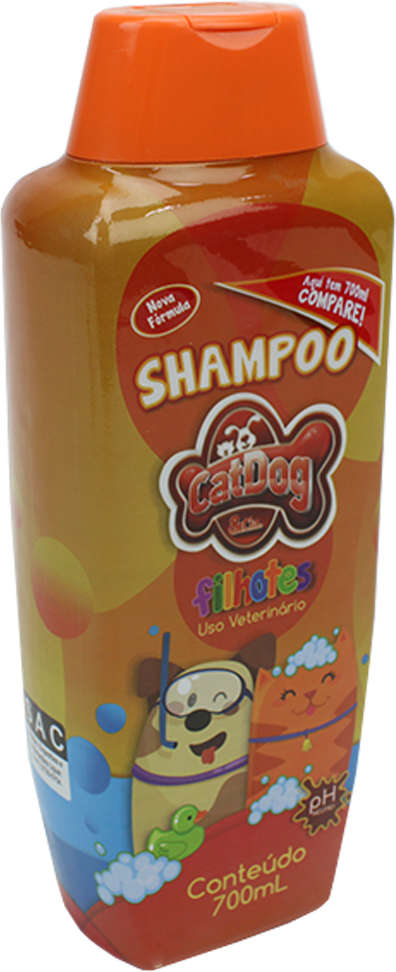 Shampoo Filhotes CatDog & Cia para Cães e Gatos - 700 mL
