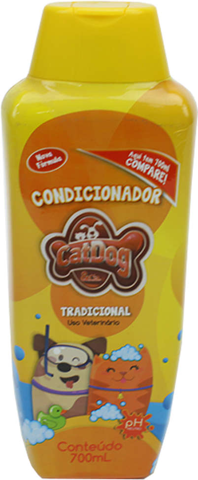 Condicionador CatDog & Cia Tradicional para Cães e Gatos - 700 mL