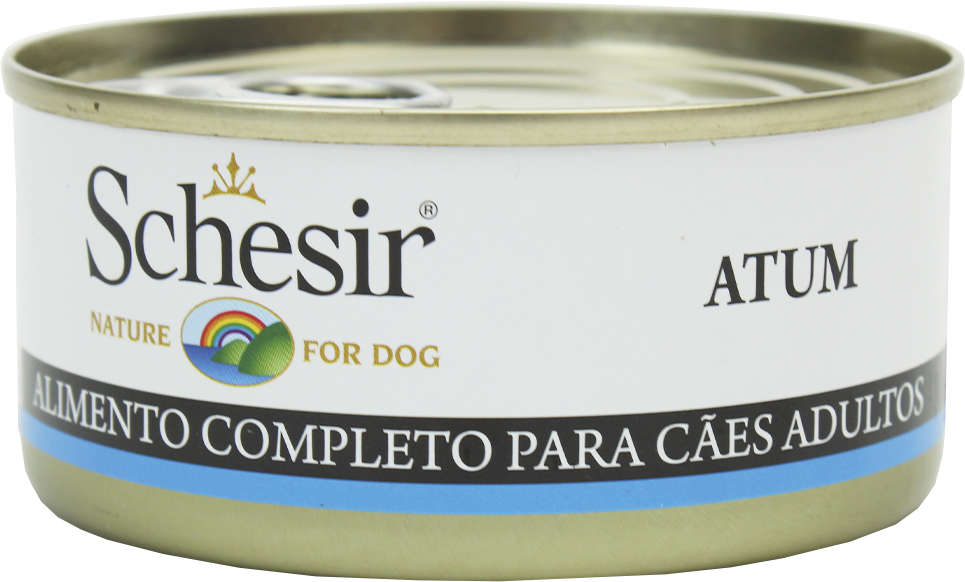 Ração Schesir Nature Dog Atum em Lata para Cães - 150 g