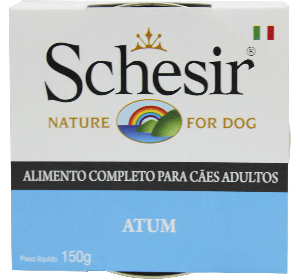 Ração Schesir Nature Dog Atum em Lata para Cães - 150 g