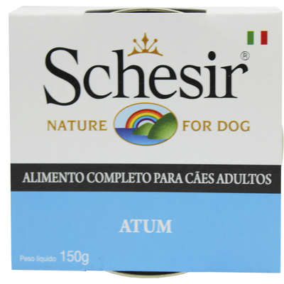 Ração Schesir Nature Dog Atum em Lata para Cães - 150 g