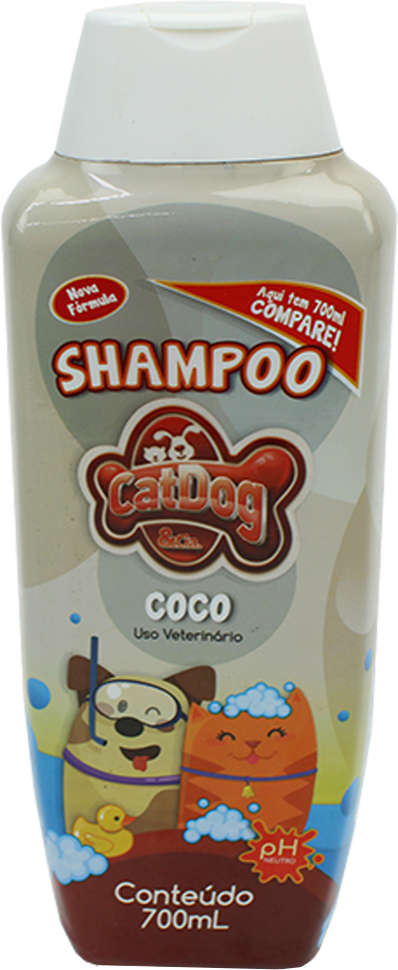 Shampoo Coco CatDog & Cia para Cães e Gatos - 700 mL