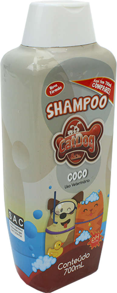 Shampoo Coco CatDog & Cia para Cães e Gatos - 700 mL