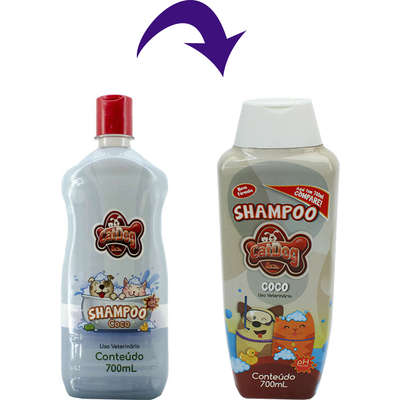 Shampoo Coco CatDog & Cia para Cães e Gatos